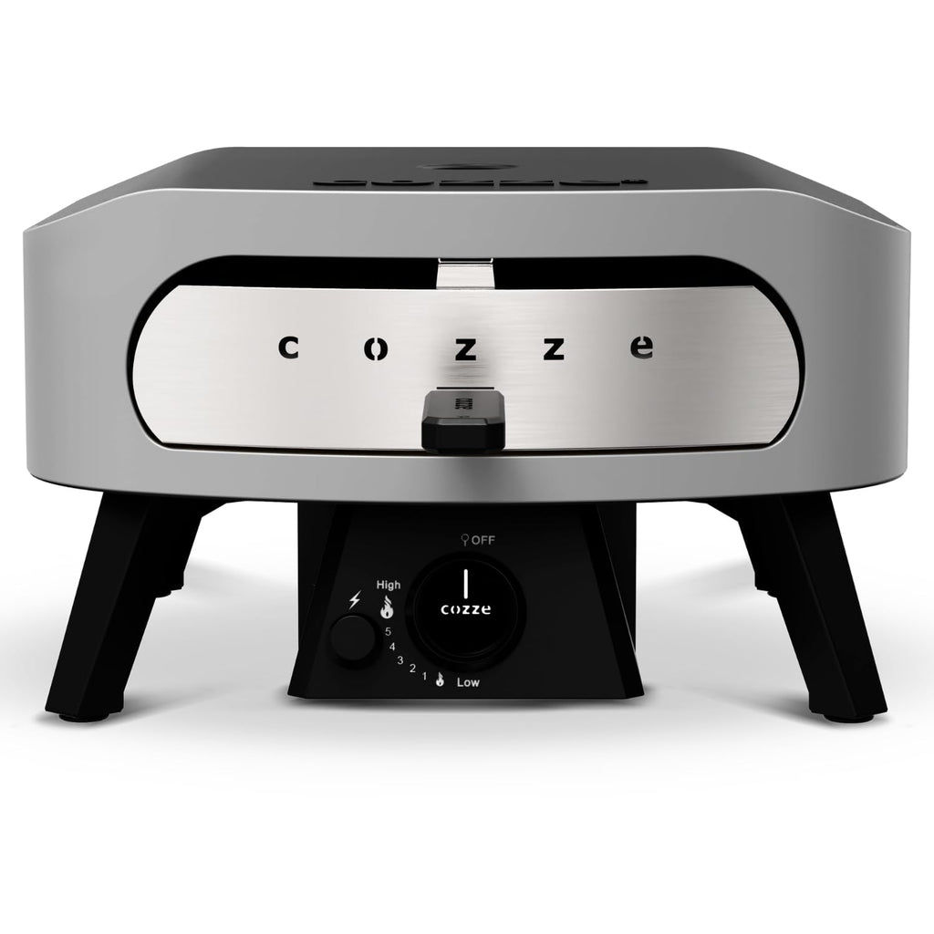 Pizzaofen Gas 13 Zoll 6 kW 50 mbar Modell 90860 mit Regulator und Pizzastein 50 x 50 x 29,5 cm