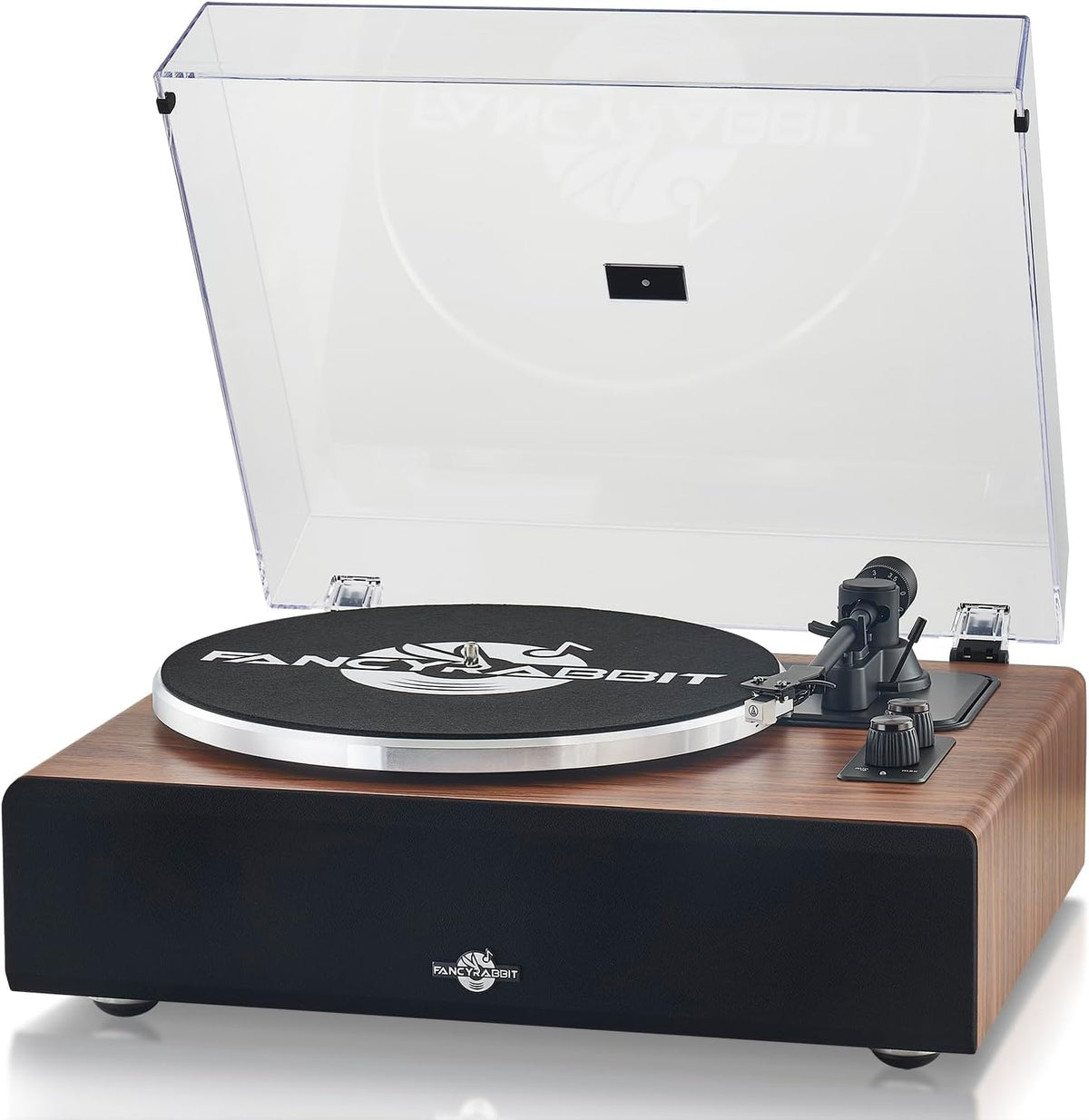 Plattenspieler mit 4-Lautsprecher-Stereo und Bluetooth integrierter Verstärker AT-3600L Magnet-Tonabnehmer 33/45 U/min