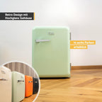 Mini Kühlschrank 40L Retro Design FA-5172-3-GL 40 Liter freistehend kompakt ohne Gefrierfach