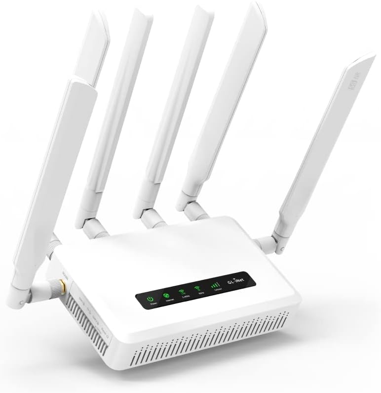 5G WiFi 6 Router GL-X3000 Spitz AX Dual SIM OpenWrt VPN LTE WLAN Router für SIM Karte