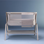 Stubenbett Baby Iora² 5-fach höhenverstellbar mit CloudCore-Matratze 5 cm Easy Slide 2 Rollen Elegance Beige