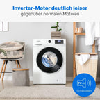 Waschmaschine WA 7185 8kg 1400 U/min Frontlader 15 Programme LED Display Dampffunktion Invertermotor