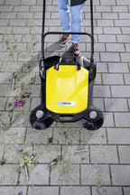 Kehrmaschine S 6 Twin 860 mm Arbeitsbreite 38 l Kehrbehälter 2 Seitenbesen ergonomischer Schubbügel