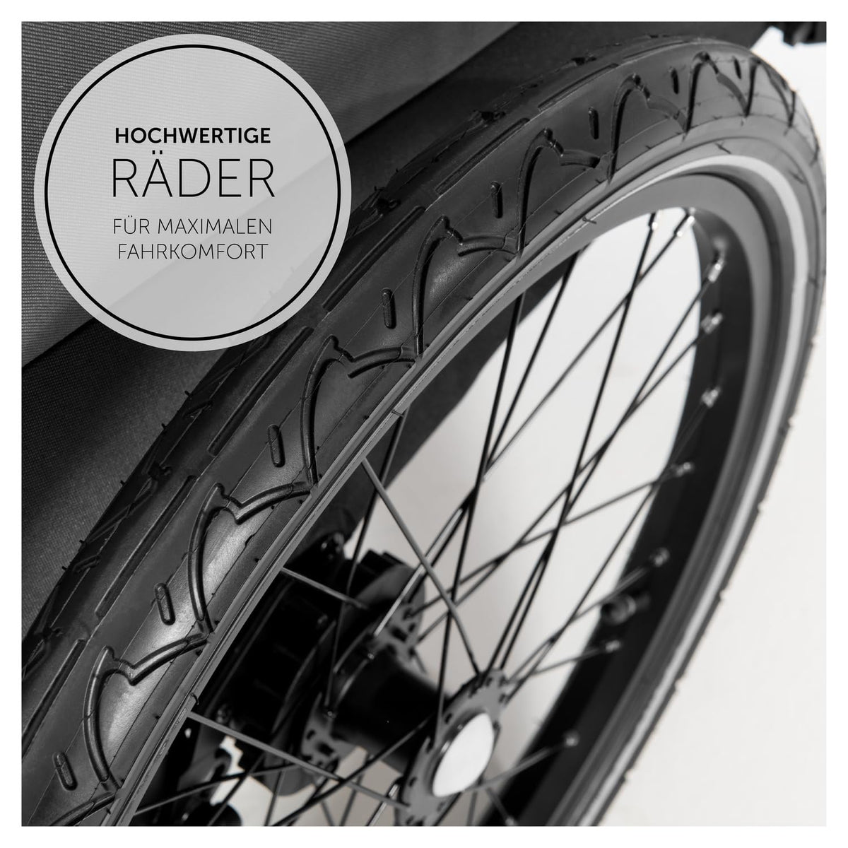 2in1 Fahrradanhänger Kinderwagen für 2 Kinder Dryk Duo bis 22 kg 120 cm faltbar für Zwillinge und Geschwister