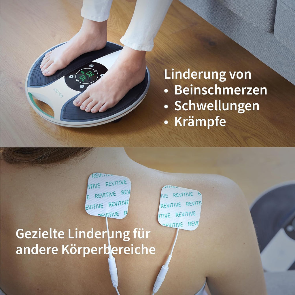 Fuß- und Beinmassagegerät Medic Plus Knie EMS NMES Durchblutungsförderung gegen Knieschmerzen und Schwellungen