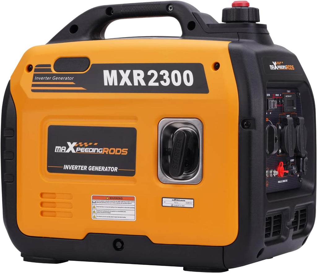 Inverter Stromerzeuger 2300W MXR2300 Benzin 4-Takt 230V USB tragbar leiser Generator Camping Wohnmobil Notstrom