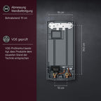 Elektro Durchlauferhitzer 18/21/24 kW 400 V mit stufenloser Temperaturregelung 30–60 °C