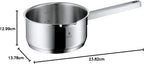 5-teiliges Topfset Induktion Function 4 760356380 Edelstahl poliert Glasdeckel mit Ausgießfunktion Innenskalierung