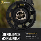 Schmutzwasserpumpe WQD1500 1500W mit Schneidwerk 26400 l/h 20 m 2 Zoll Gewebeschlauch Tragetasche