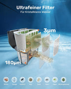 Poolroboter Akku Wand und Boden Reinigung LiteVac G1-GS 4-in-1 für Pools bis 200 m² mit 200 Min Laufzeit und 3µm Filter