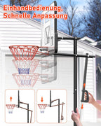 Basketballständer höhenverstellbar LM052 145–305 cm mit 110 x 75 cm Rückwand und Gewichtssack für Innen- und Außenbereich