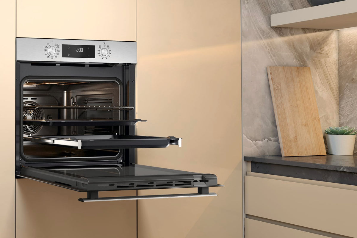 Einbau-Backofen BBA285HU1I 71 Liter 60 cm 12 Funktionen Heißluft Pizza- und Maxi-Cooking-Funktion