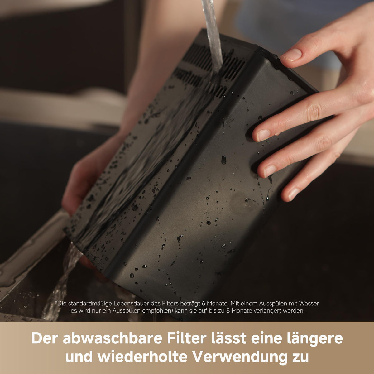 Küchenabfallzerkleinerer SF25 CVF70A 2,5 l Dreifach-Klingensystem Aktivkohlefilter Hochtemperatur-Selbstreinigung 27 dB