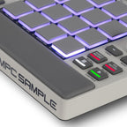 Standalone Sampler Sequenzer und Effektprozessor MPCSAMPLE mit Akku USB-C integriertem Lautsprecher und Mikrofon