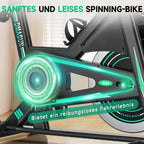 Heimtrainer Ergometer 8732F mit 100 Widerstandsstufen Display Tablet-Halterung und 160 kg Belastbarkeit