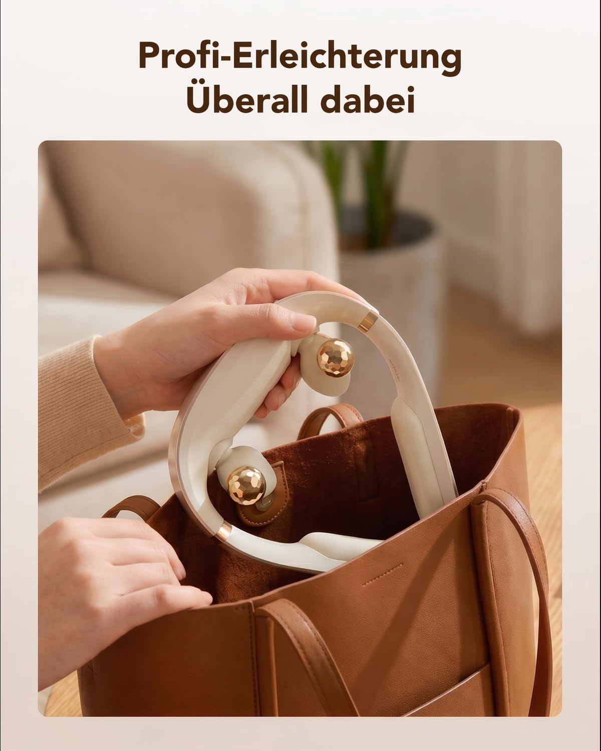 PS700 Nackenmassagegerät mit Wärme Shiatsu kabellos 120 Min Akkulaufzeit 3000 U/min