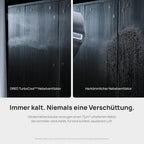 Nebel Turmventilator TurboCool 765S mit Ultraschall WLAN App-Steuerung 6L Tank 90° Oszillation