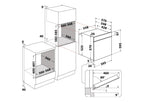 Einbau-Backofen BBA285HU1I 71 Liter 60 cm 12 Funktionen Heißluft Pizza- und Maxi-Cooking-Funktion