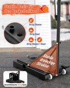 Basketballständer höhenverstellbar LM052 145–305 cm mit 110 x 75 cm Rückwand und Gewichtssack für Innen- und Außenbereich