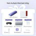 IPL Haarentfernungsgerät Air 3 Deluxe für Gesicht und Körper mit Saphir-Kühlung UV-Sterilisator und Aloe Vera Gel