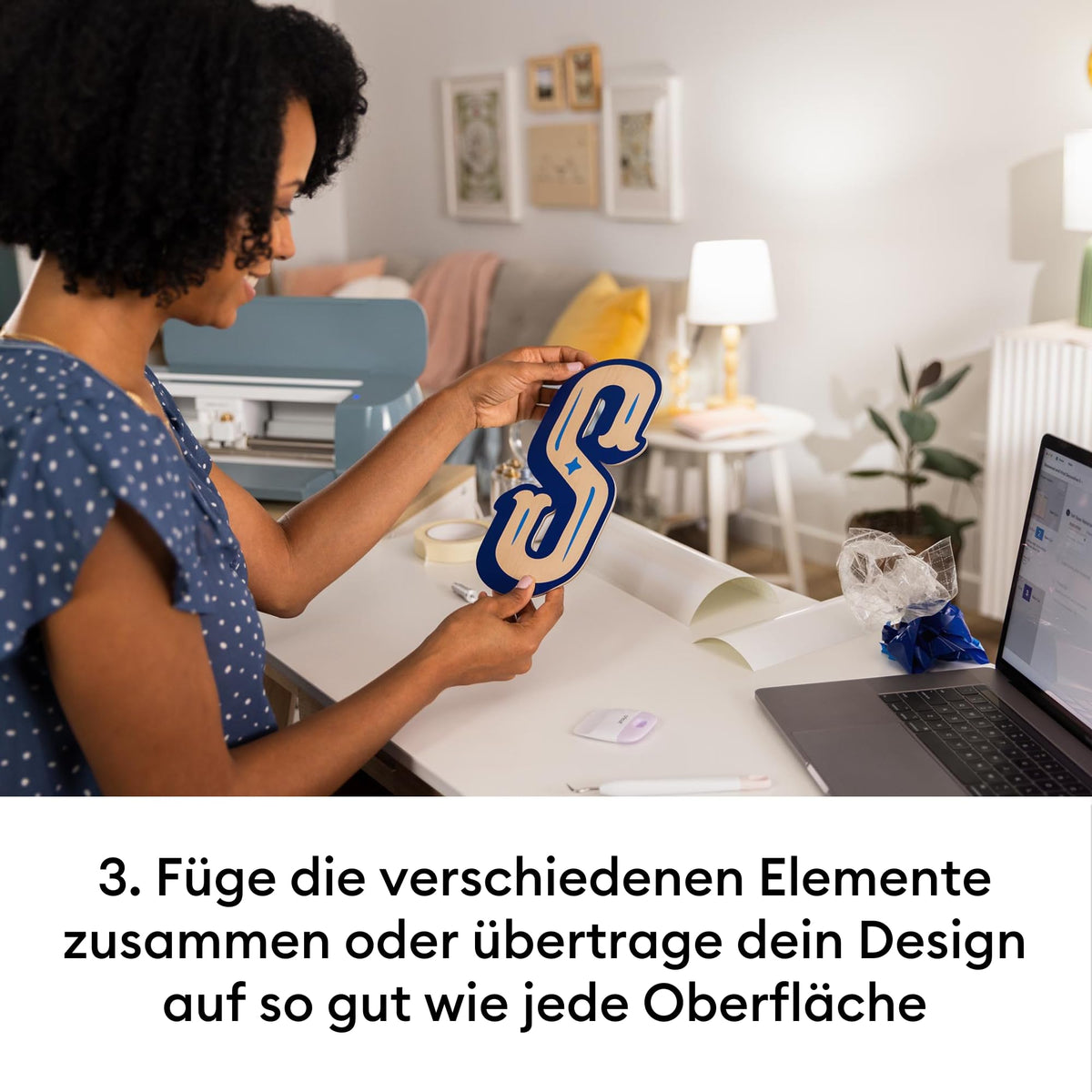 Schneideplotter Maker 4 Ultimate Bundle Smart Schneidemaschine für Vinyl Stoff Leder und Karton Modell 8003285