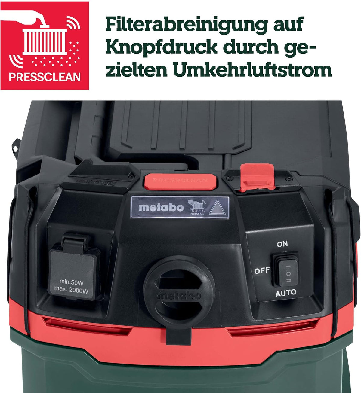 Allessauger Nass- und Trockensauger ASA 30 M PC 602087000 30L Staubklasse M Filterabreinigung 8m Kabel
