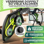 3in1 Heimtrainer Fahrrad klappbar Cyclette Liegeergometer Magnetwiderstand 140 kg Belastbarkeit verstellbarer Sitz