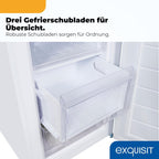 Gefrierschrank 87L GS581-040C weiss 85,5cm 40dB 4 Sterne Gefrieren manuelle Temperaturregelung