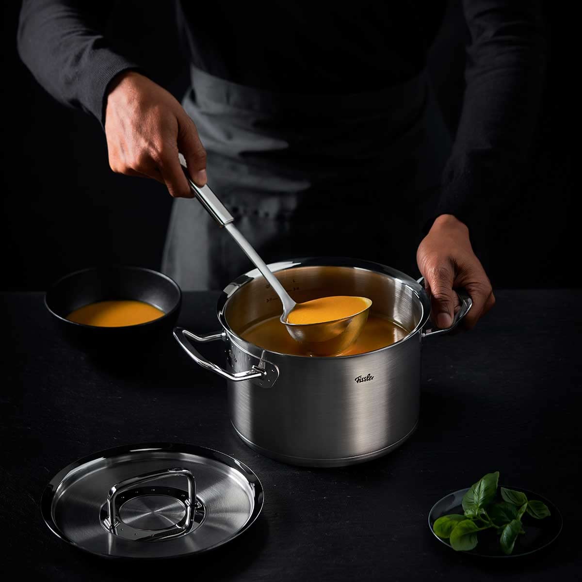 Edelstahl Kochtopfset Original-Profi Collection 6-teilig mit Metalldeckeln Induktion geeignet