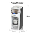 Automatischer Flaschenzubereiter Formula Pro Advanced für Milchpulver und Wasser 3 Temperaturen 60–300 ml LCD-Display Weiß Schwarz
