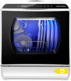 Tischgeschirrspüler AE-TDQR03 kompakt 5L Wassertank 6 Programme LED Display Touch Steuerung