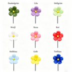 Vergissmeinnicht Keramikblumen, Blauer Blumenstrauß, Handgefertigter Blumendekor