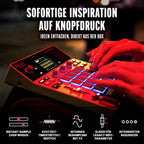 Standalone Sampler Sequenzer und Effektprozessor MPCSAMPLE mit Akku USB-C integriertem Lautsprecher und Mikrofon