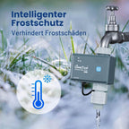 Bewässerungscomputer mit App Steuerung G2S mit Wassermengenzähler und Gateway IP66 drahtloses Gartensystem 10x15x18 cm
