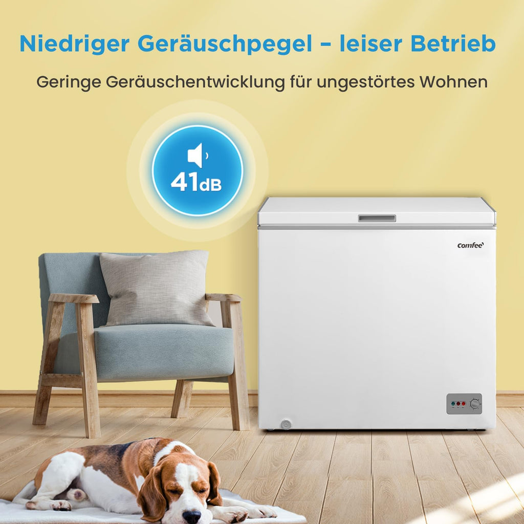 Freezer 200 L RCC201WH6(E) 41 dB Inverter Kompressor 6-stufige Temperaturregelung LED-Beleuchtung freistehend