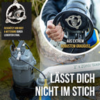 Schmutzwasserpumpe WQD1500 1500W mit Schneidwerk 26400 l/h 20 m 2 Zoll Gewebeschlauch Tragetasche
