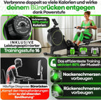 Rudergerät für Zuhause RW7003 Magnetischer Widerstand 16 Stufen bis 150 kg Klappbar Kohlenstoffstahl