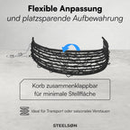 Hängesessel für 2 Personen P-SS-0063-18-01 XXL Hängestuhl mit Gestell und Sitzpolster höhenverstellbar faltbar bis 220 kg