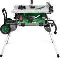 Tischkreissäge C10RJWAZ 1500W 255mm 4500 U/min Softstart Parallelanschlag Tischverbreiterung Untergestell Rollen