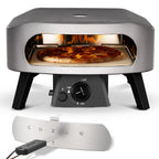 Pizzaofen Gas 13 Zoll 6 kW 50 mbar Modell 90860 mit Regulator und Pizzastein 50 x 50 x 29,5 cm