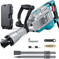Abbruchhammer Z1G-DS-107HC 1700 W SDS-Hex 65 J mit 360° Drehgriff und Vibrationsdämpfung 2 Meißel Transportkoffer