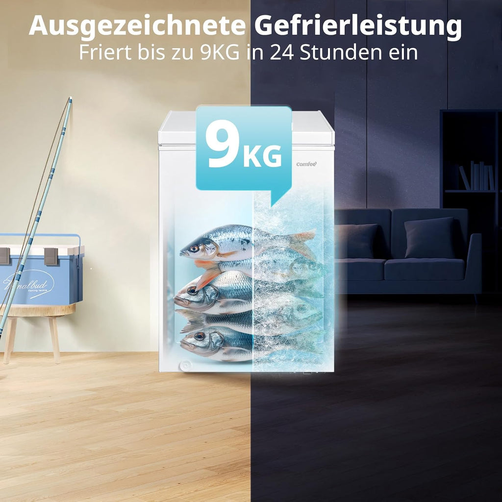 Gefriertruhe RCC202WH2EU 198L Kühl Gefrier 1-10°C -24--12°C 37dB Schnellgefrieren Inverter Weiß