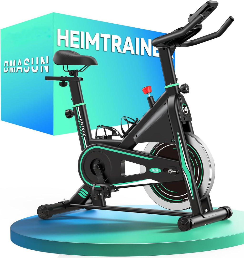 Heimtrainer Ergometer 8732F mit 100 Widerstandsstufen Display Tablet-Halterung und 160 kg Belastbarkeit
