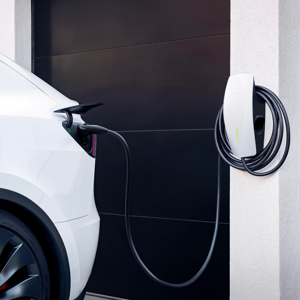 Wall Connector Typ 2 Elektroauto Wallbox bis 22 kW einphasig dreiphasig WLAN 7,3 m Ladekabel Indoor Outdoor