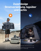 SOLIX C300 DC Powerbank Powerstation 288Wh Akku LiFePO4 300W für Camping Draußen Reisen