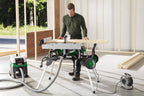 Tischkreissäge C10RJWAZ 1500W 255mm 4500 U/min Softstart Parallelanschlag Tischverbreiterung Untergestell Rollen