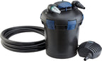 Teich Druckfilter Set BioPress 10000 mit UVC Klärer Filterpumpe 3400 l/h für Algenbekämpfung