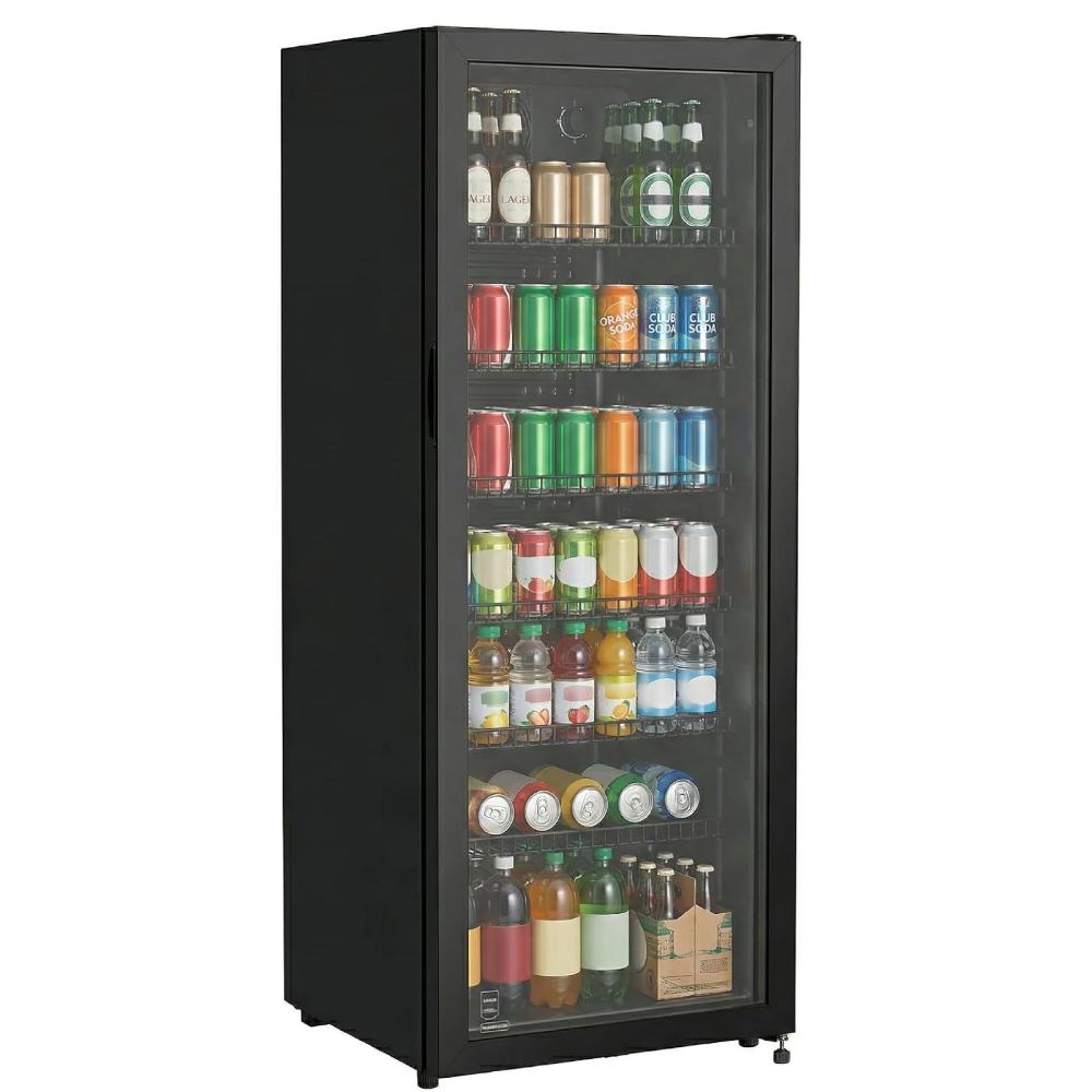 Getränkekühlschrank GSC4240B 237L 110W mit LED-Innenbeleuchtung und 6 verstellbaren Einlegeböden