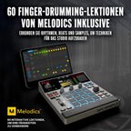 Standalone Sampler Sequenzer und Effektprozessor MPCSAMPLE mit Akku USB-C integriertem Lautsprecher und Mikrofon