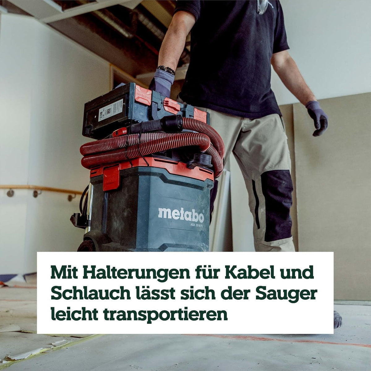 Allessauger Nass- und Trockensauger ASA 30 M PC 602087000 30L Staubklasse M Filterabreinigung 8m Kabel